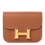 Evercolor Bi-Color Constance Slim Wallet Gold Lime