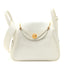 Taurillon Clemence Mini Lindy 20 New White