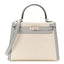 Toile H Swift Kelly Sellier 25 Ecru Bleu Glacier