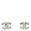 Crystal CC Earrings Silver