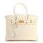 Taurillon Clemence Birkin 30 White