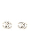 Twisted CC Small Earrings Silver
