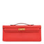 Epsom Kelly Cut Clutch Pochette Rose Jaipur