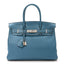 Taurillon Clemence Birkin 30 Blue Jean