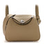 Taurillon Clemence Mini Lindy 20 Beige Marfa