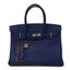 Togo Swift Officier Birkin 30 Bleu Encre Rouge H