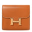 Tadelakt Constance Short Wallet Gold