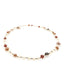 Pearl Gripoix Enamel Camellia Belt Gold Multicolor