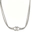 Metal Chain CC Choker Silver