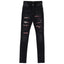 Amiri Thrasher Tie Dye Aged Jeans Black
