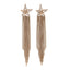 Swarovski Crystal CC Star Earphone Charms Gold
