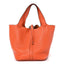 Taurillon Clemence Picotin Lock 22 MM Orange