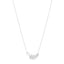18K White Gold Diamond Cultured Pearl Plume De Chanel Necklace