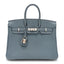 Togo Verso Birkin 25 Bleu Lin Chai