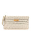 Ostrich Kelly Wallet To Go Gris Perle