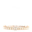 Strass Crystal Studded Pearl CC Choker Necklace Gold Pearly White