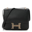Madame Calfskin Lizard Constance 24 Black Ombre