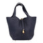 Taurillon Clemence Picotin Lock 22 MM Bleu Nuit