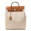 Toile Vache Calfskin Herbag 30 PM Backpack Natural