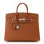 Madame Calfskin Birkin Sellier 25 Gold
