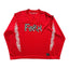 Chrome Hearts Matty Boy Form Mesh L/S Stadium Jersey Red
