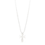 Chrome Hearts Silichrome Cross Silicon Necklace Transparent
