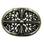 Chrome Hearts Silver Oval Belt Buckle