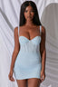 Blue Corset Mini Dress
