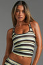 Stripe Motion Tank Top