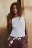 Ivory Smocked Tank Top