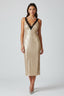 Golden Midnight Midi Dress