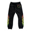 Chrome Hearts Gradient Floral Cross Sweatpants Black
