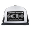 Chrome Hearts CH Hollywood Trucker Hat Black/White