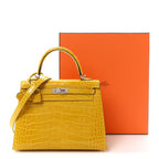 Shiny Alligator Kelly Sellier 25 Mimosa