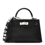 Chevre Chamkila Clou de Coeur Mini Kelly Sellier 20 Black