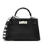 Chevre Chamkila Clou de Coeur Mini Kelly Sellier 20 Black