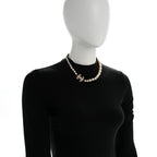 Pearl CC 100th Anniversary Necklace Light Gold