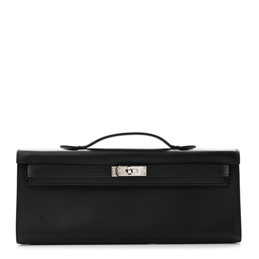 Swift Kelly Cut Clutch Pochette Black