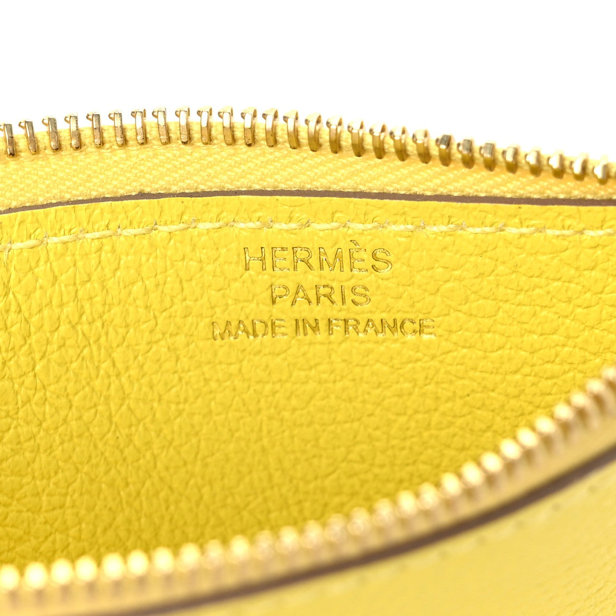 Evercolor Bi-Color Constance Slim Wallet Gold Lime