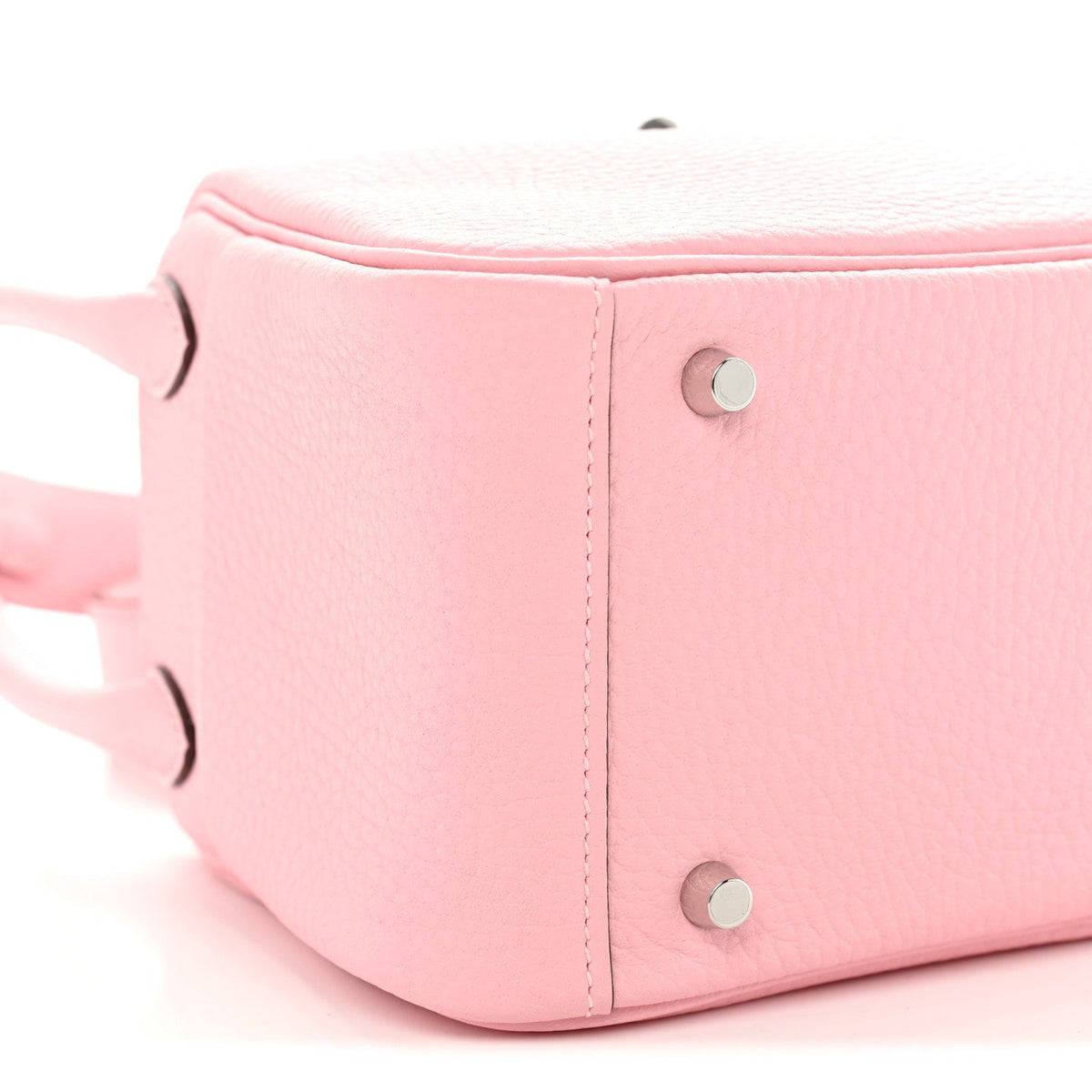 Taurillon Clemence Verso Mini Lindy 20 Rose Sakura Gris Perle