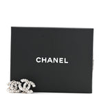 Baguette Crystal CC Drop Earrings Silver