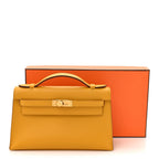 Swift Kelly Pochette Clutch Jaune Ambre