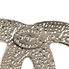Baguette Crystal CC Earrings Silver