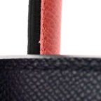 Epsom Horseshoe Birkin 35 Bleu Saphir Flamingo