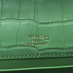 Matte Alligator Kelly Pochette Vert Comics