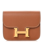 Evercolor Bi-Color Constance Slim Wallet Gold Lime