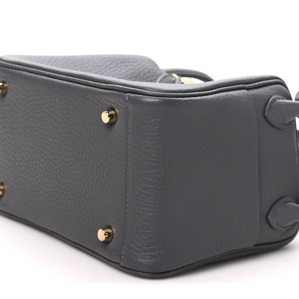 Taurillon Clemence Mini Lindy 20 Gris Misty