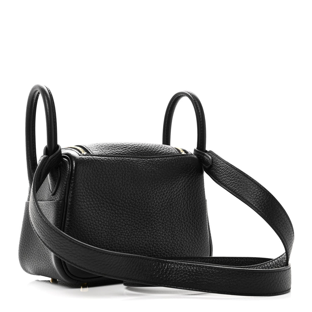 Taurillon Clemence Mini Lindy 20 Black