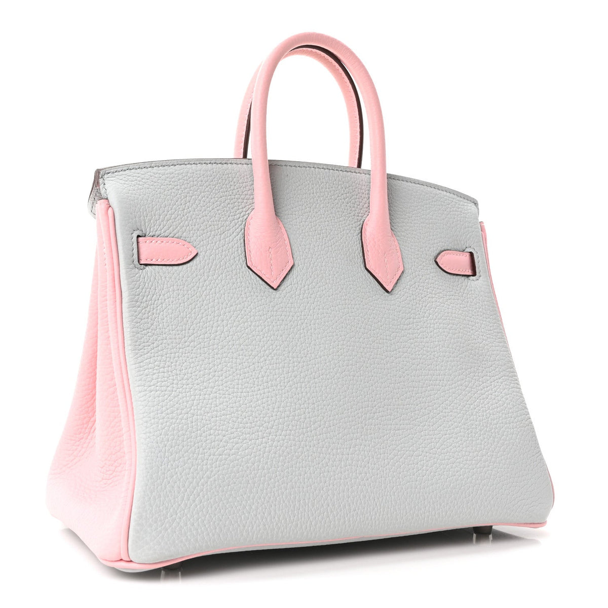 Togo Horseshoe Birkin 25  Bleu Pale Rose Sakura