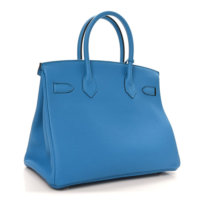 Togo Verso Birkin 30 Bleu Zanzibar Malachite Main Image
